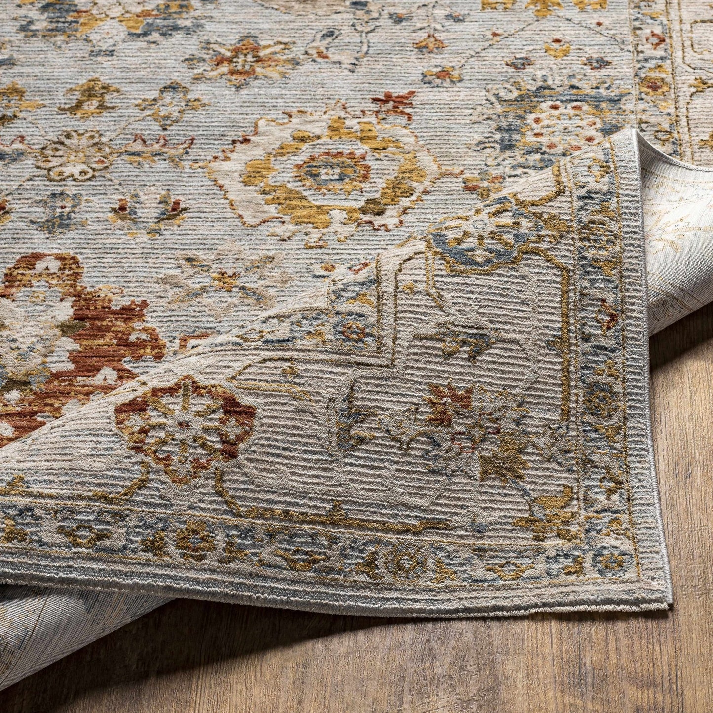 Luklukan Oushak Style Floral Rug - Armand’s Maison & Marché