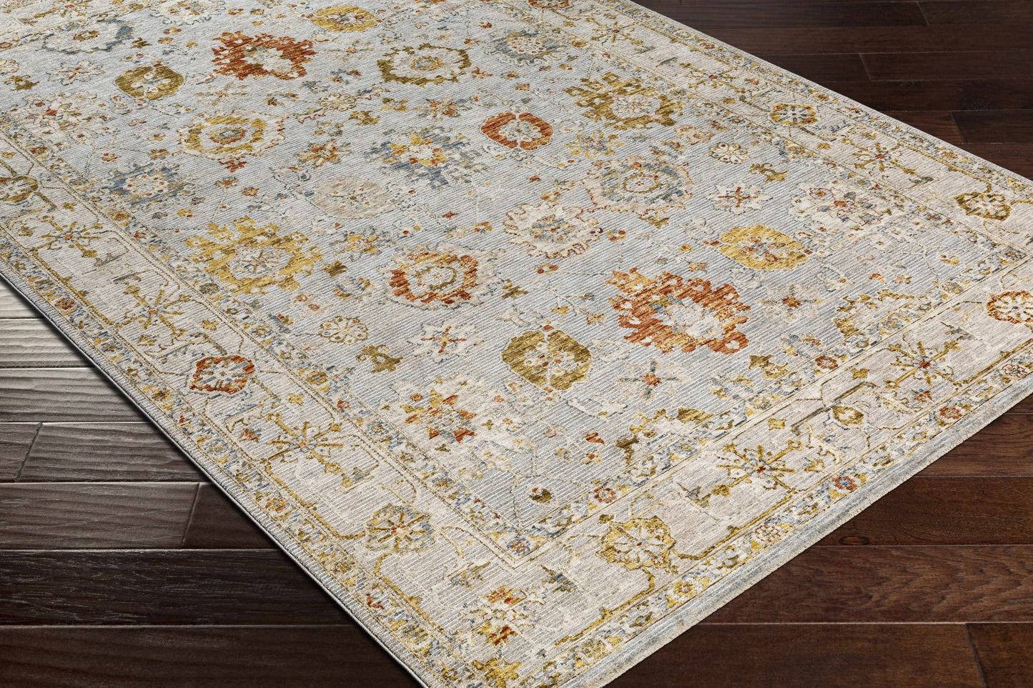 Luklukan Oushak Style Floral Rug - Armand’s Maison & Marché