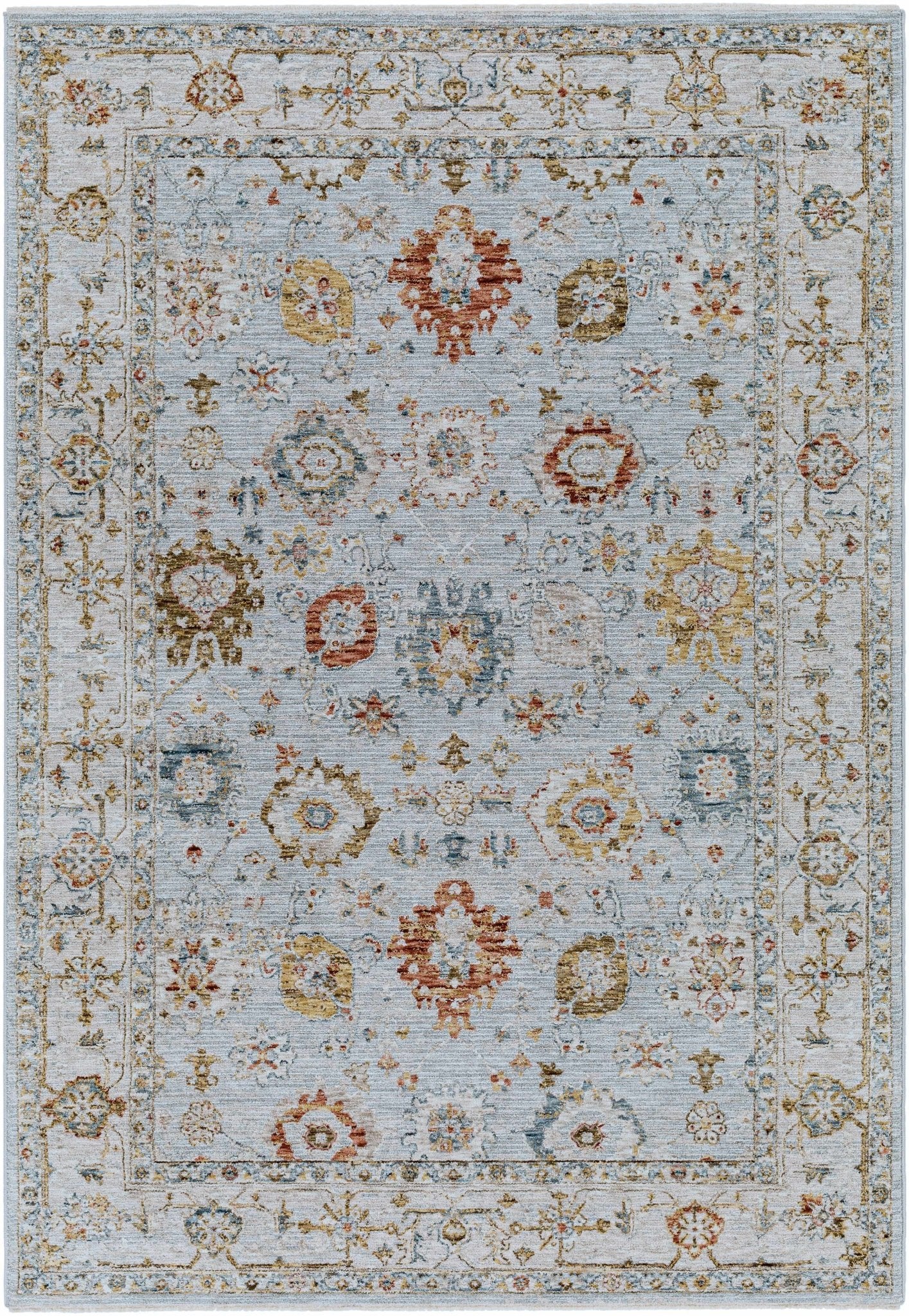 Luklukan Oushak Style Floral Rug - Armand’s Maison & Marché
