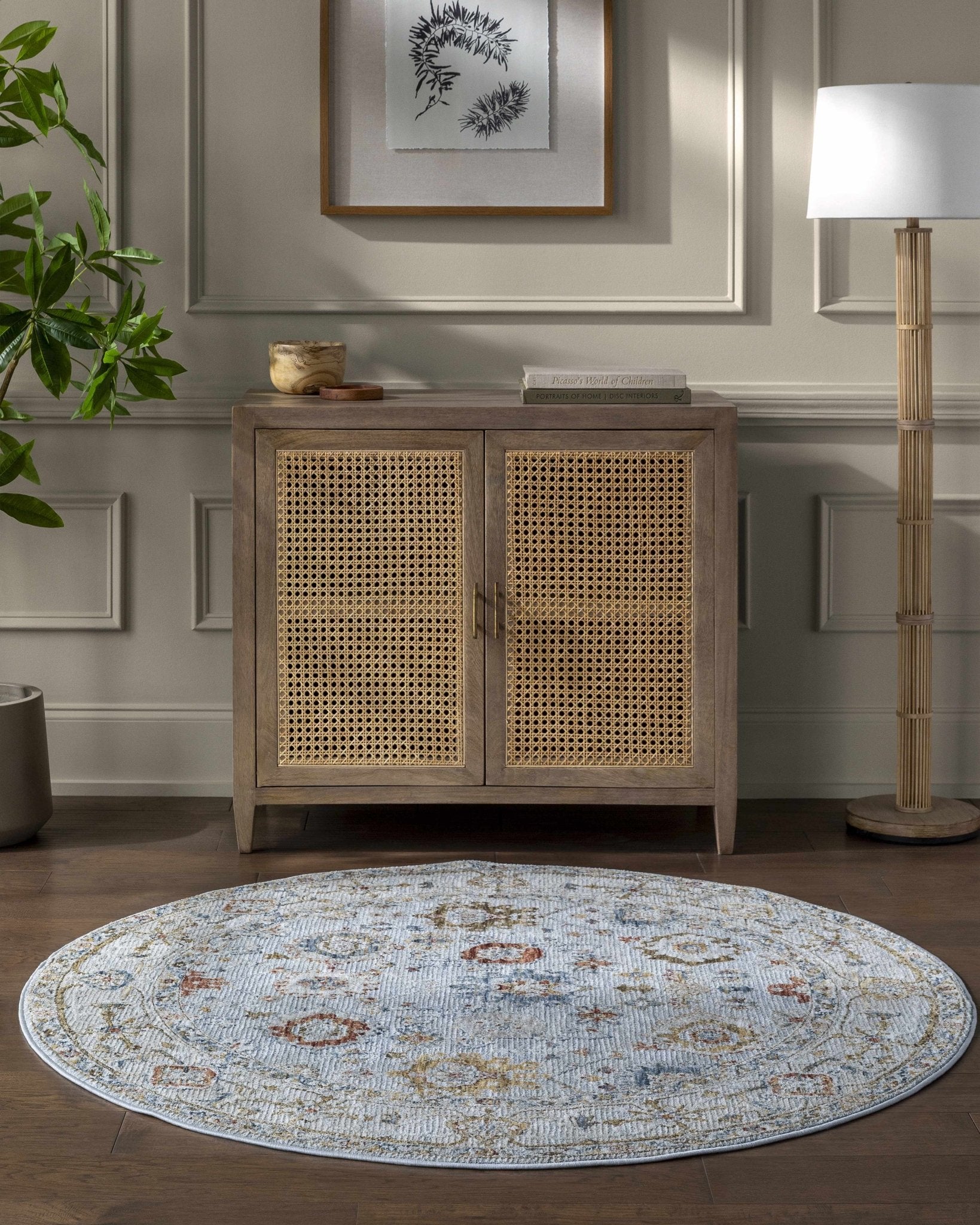 Luklukan Oushak Style Floral Rug - Armand’s Maison & Marché