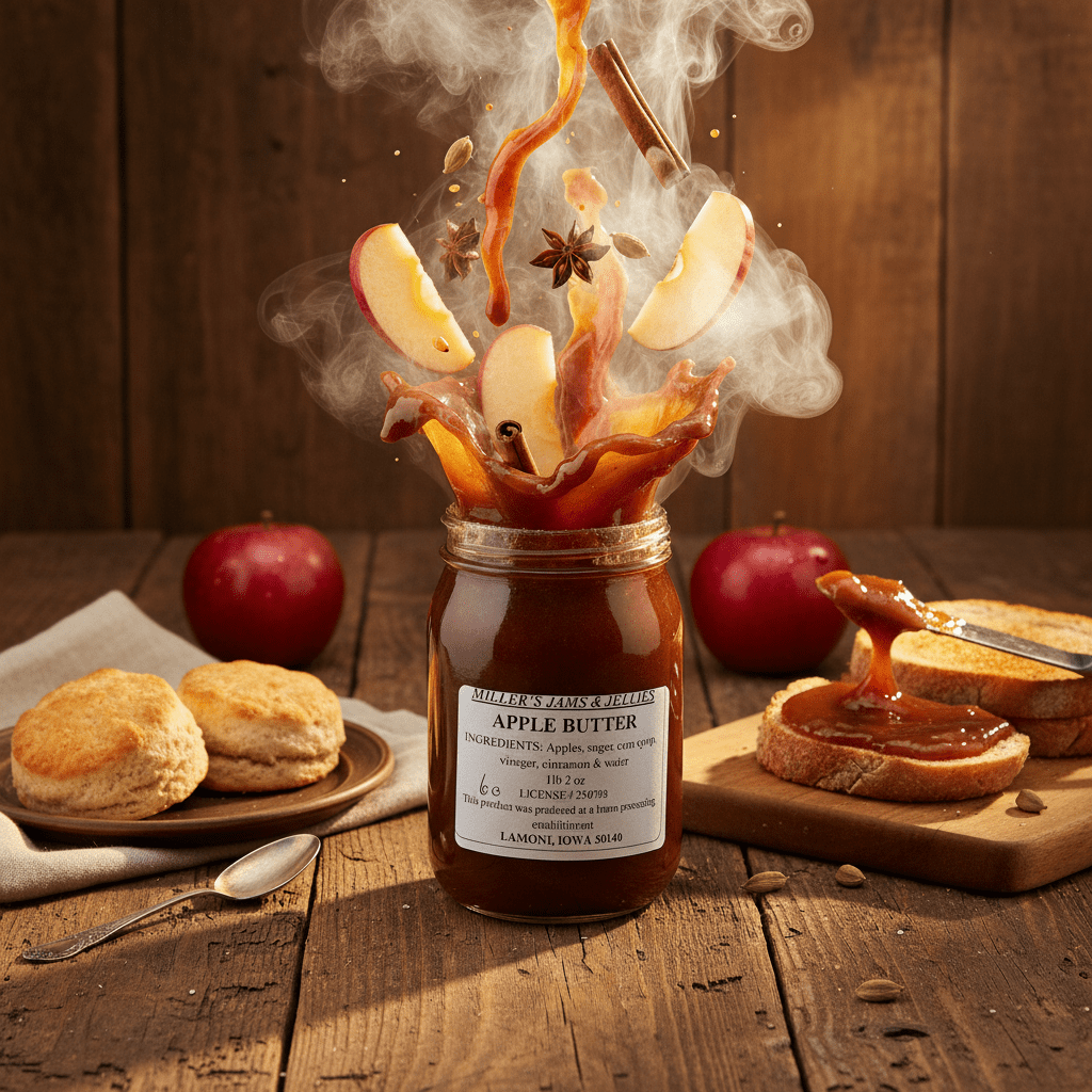 Miller’s Amish-Made Apple Butter | Local Small Batch Apple Spread - Armand’s Maison & Marché