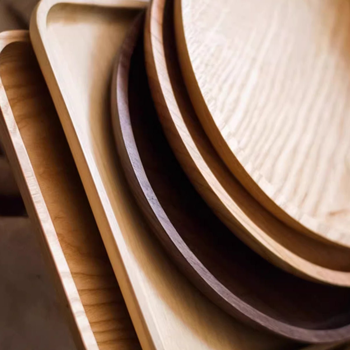 Natural Wood Plate Serving Tray - Armand’s Maison & Marché