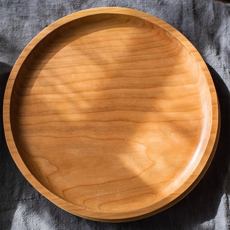 Natural Wood Plate Serving Tray - Armand’s Maison & Marché