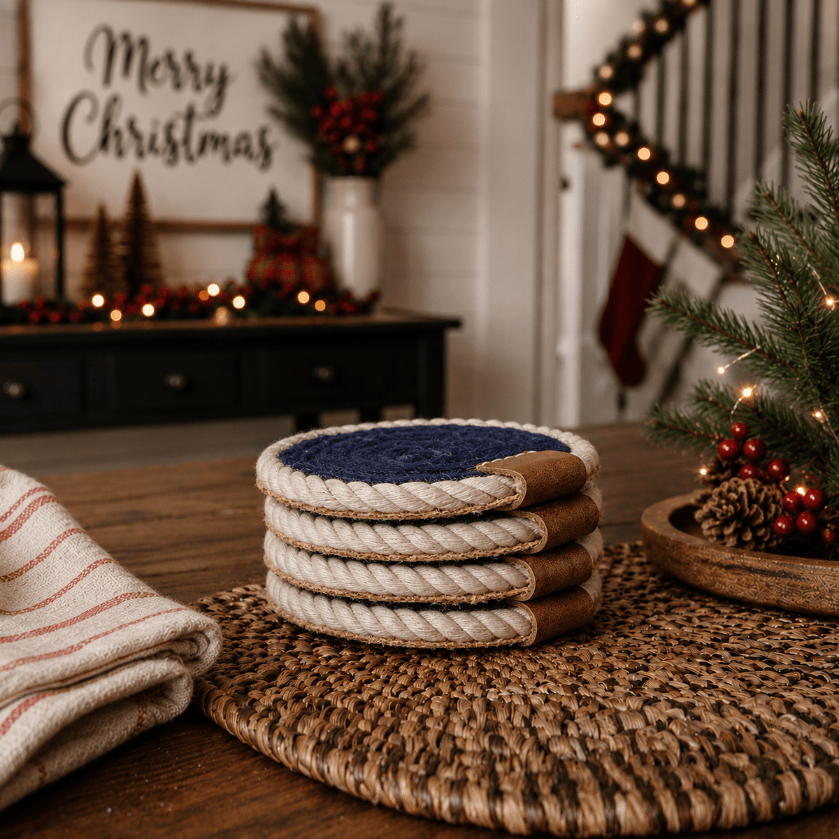 Nautical Rope Braided Coaster - Armand’s Maison & Marché