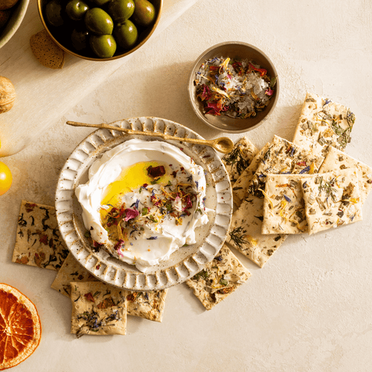 No. 1 - Artisanal Edible Floral Crackers - Armand’s Maison & Marché