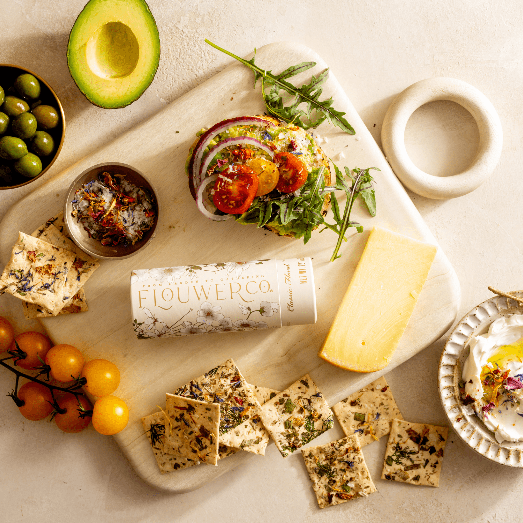 No. 1 - Artisanal Edible Floral Crackers - Armand’s Maison & Marché