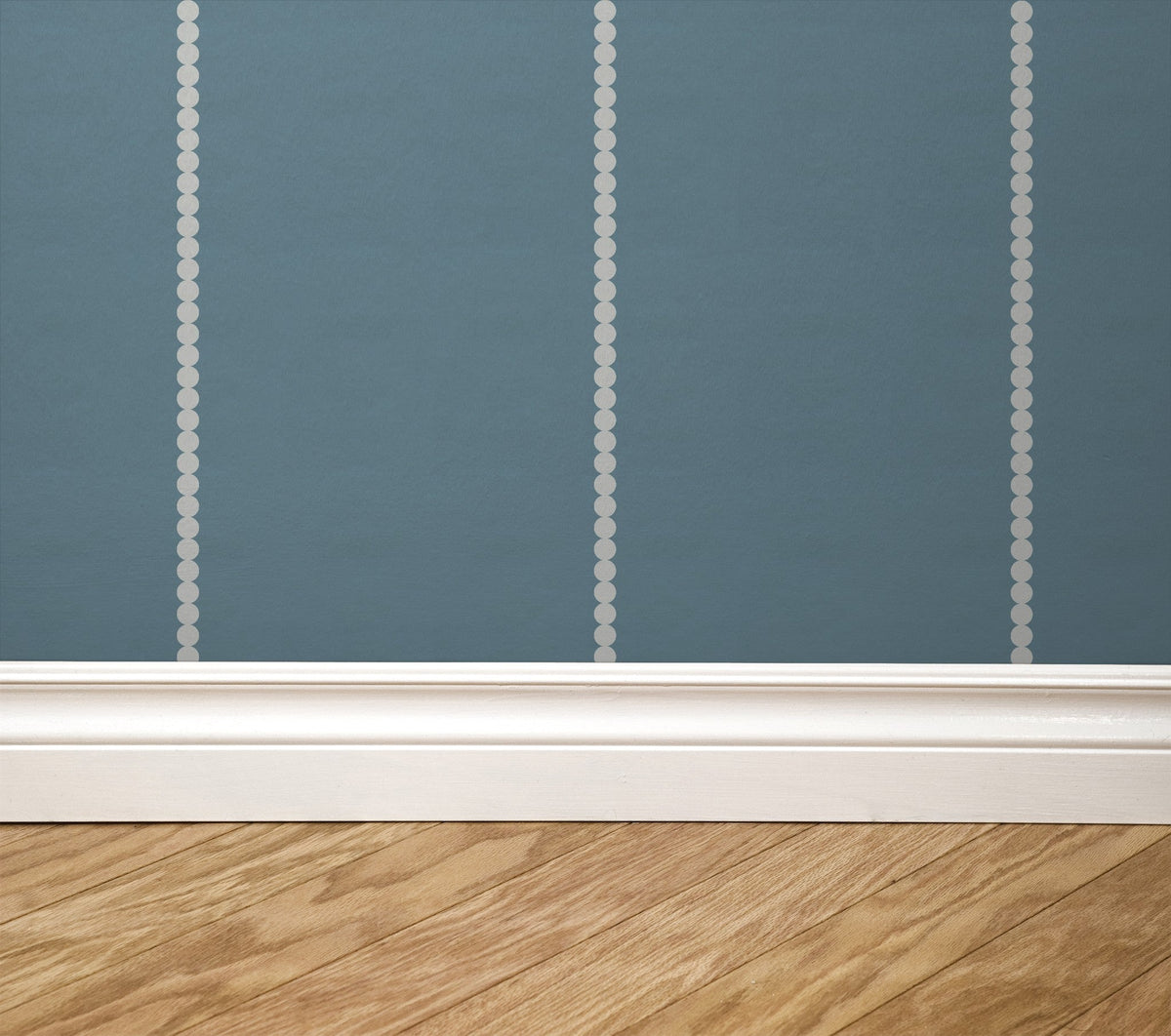Pinstripe Dot Blue Wallpaper - Armand’s Maison & Marché