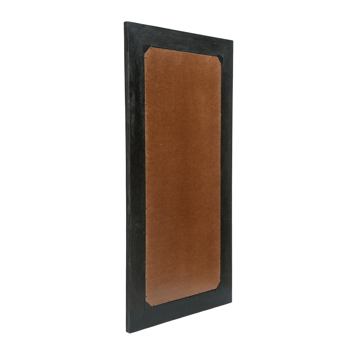 Ramsay Rustic Mango Wood Full-Length Mirror – Black - Armand’s Maison & Marché