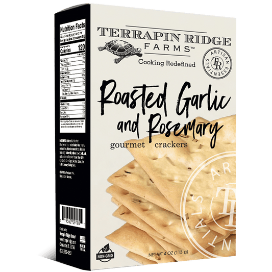 Roasted Garlic and Rosemary Crackers - Armand’s Maison & Marché
