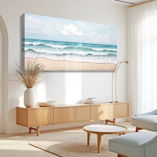 Serene Ocean Wave Coastal Wall Art - Armand’s Maison & Marché