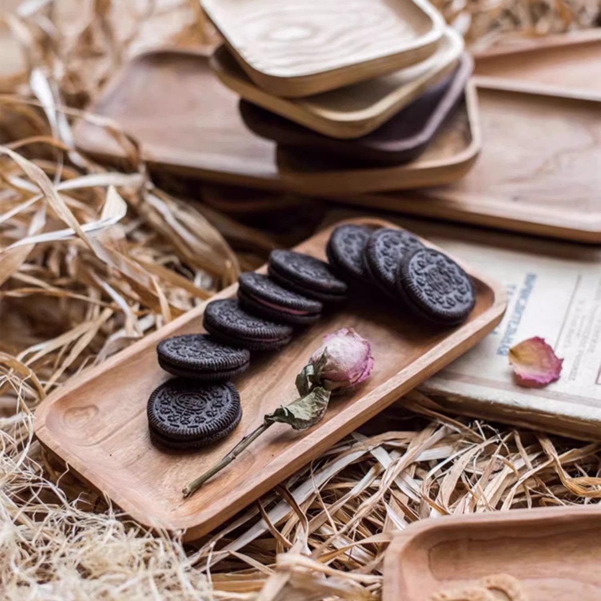 Solid Wood Snack Plate - Armand’s Maison & Marché