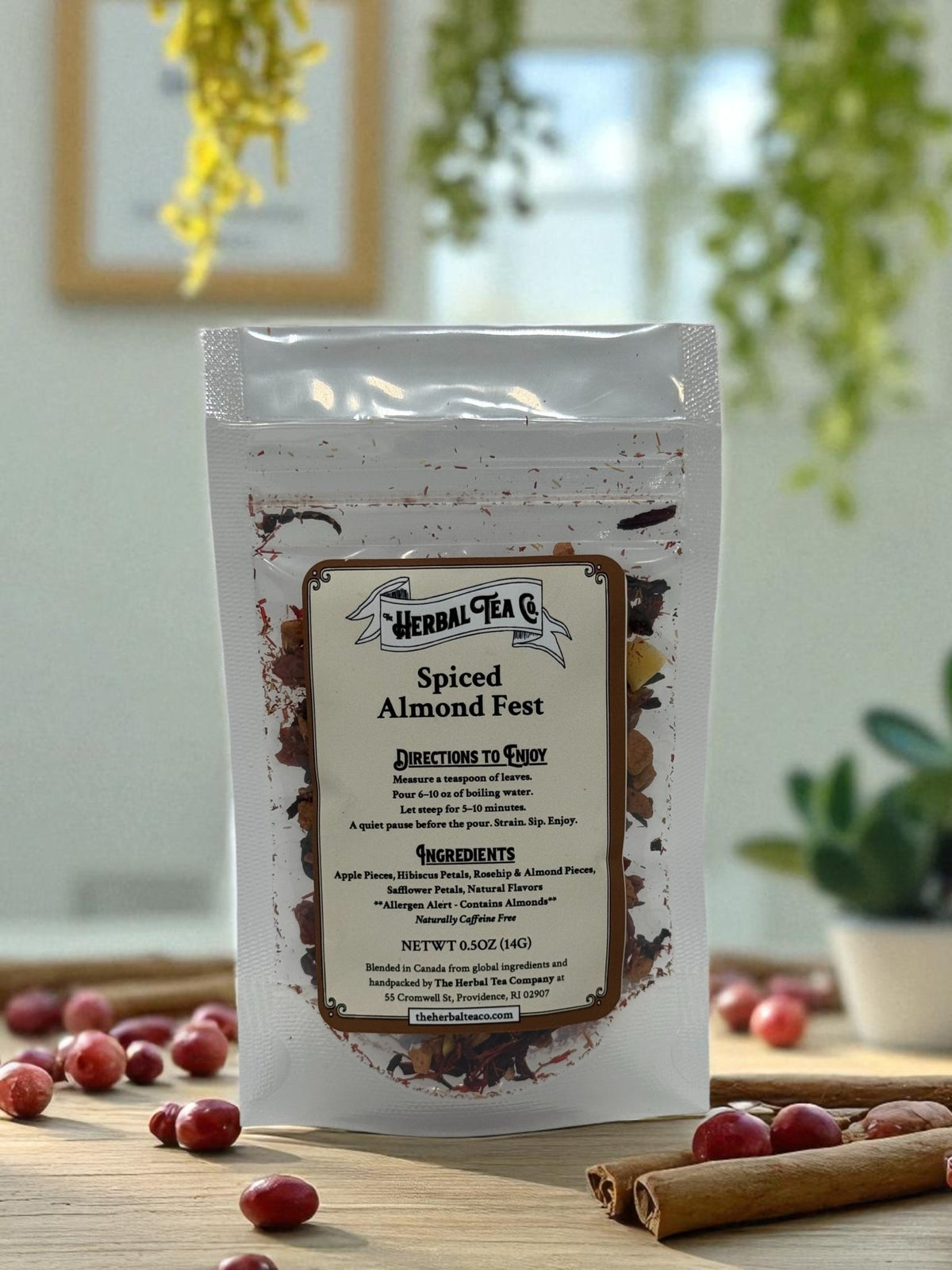 Spiced Almond Fest Herbal Tea - Armand’s Maison & Marché