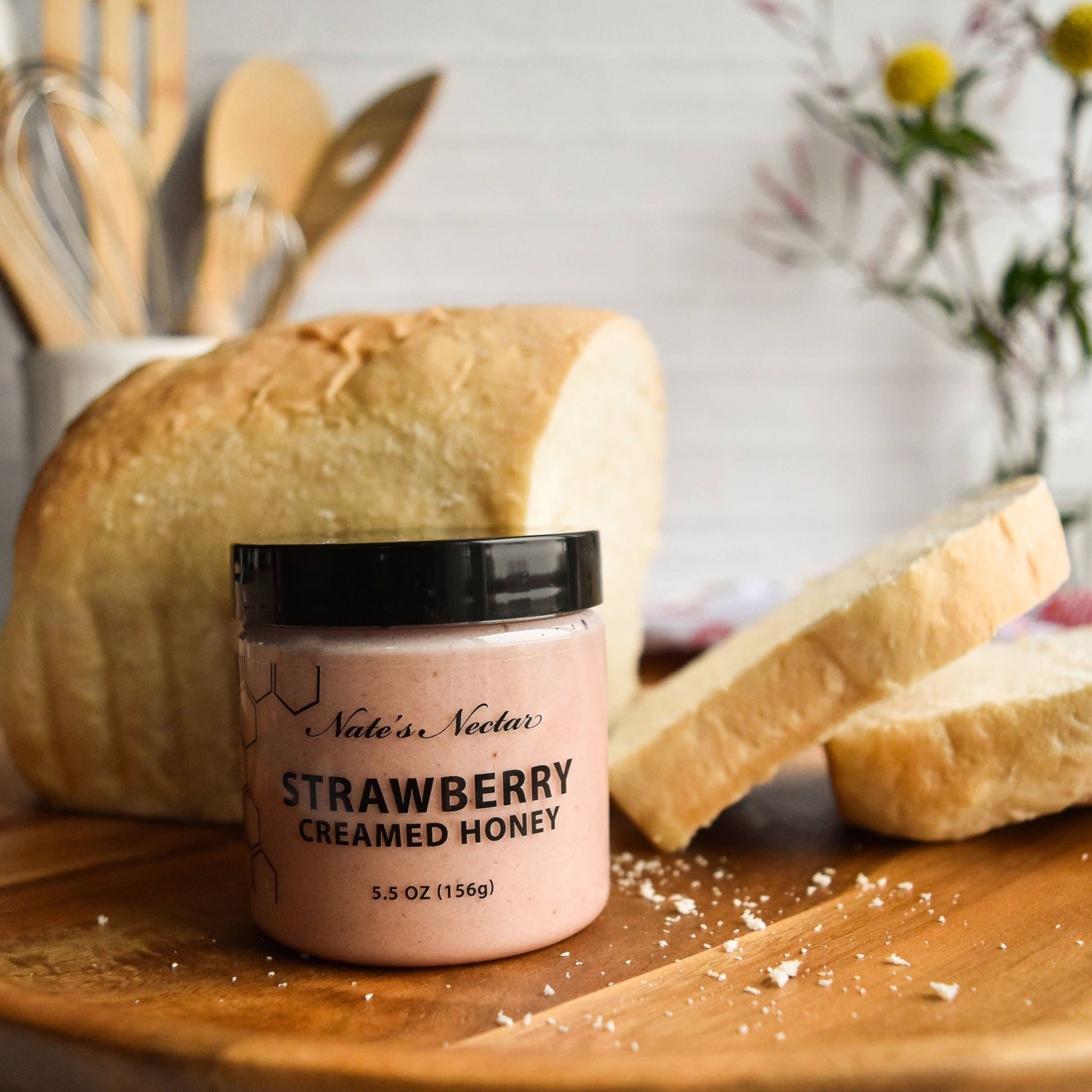Strawberry Creamed Honey - Armand’s Maison & Marché