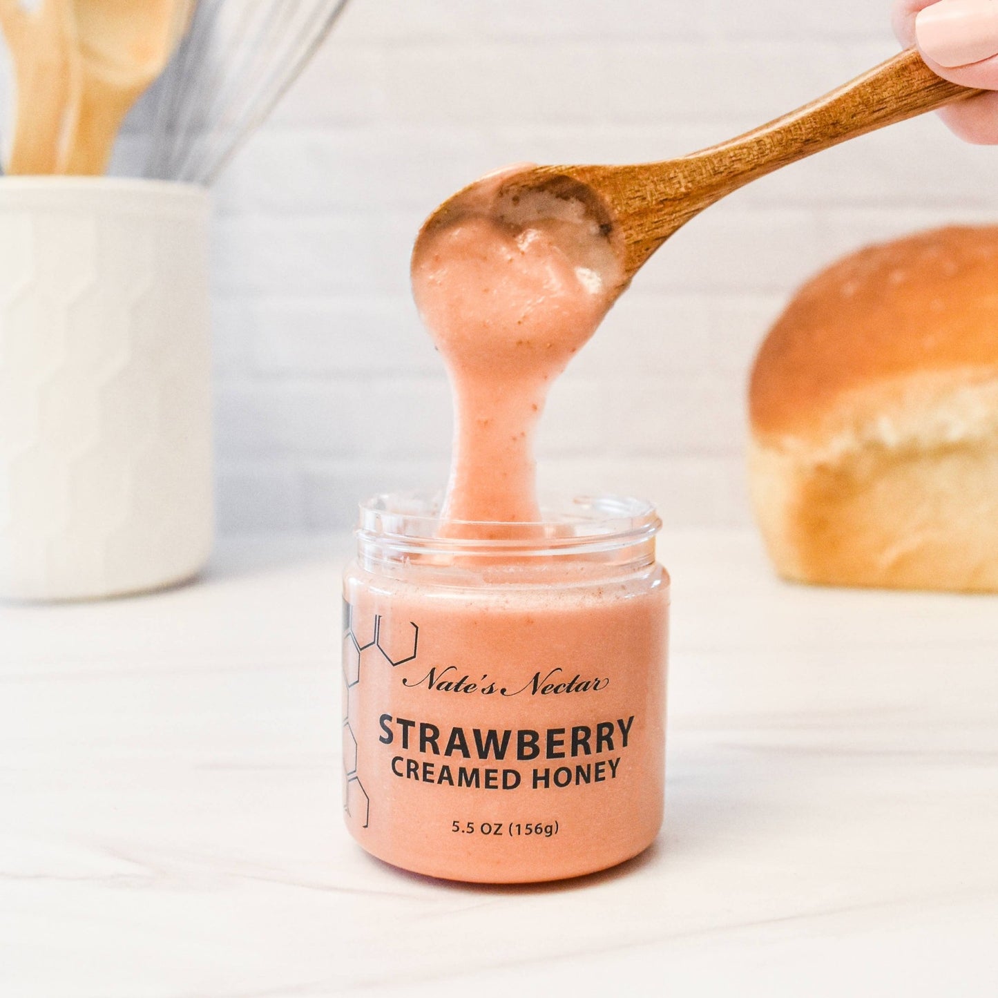 Strawberry Creamed Honey - Armand’s Maison & Marché