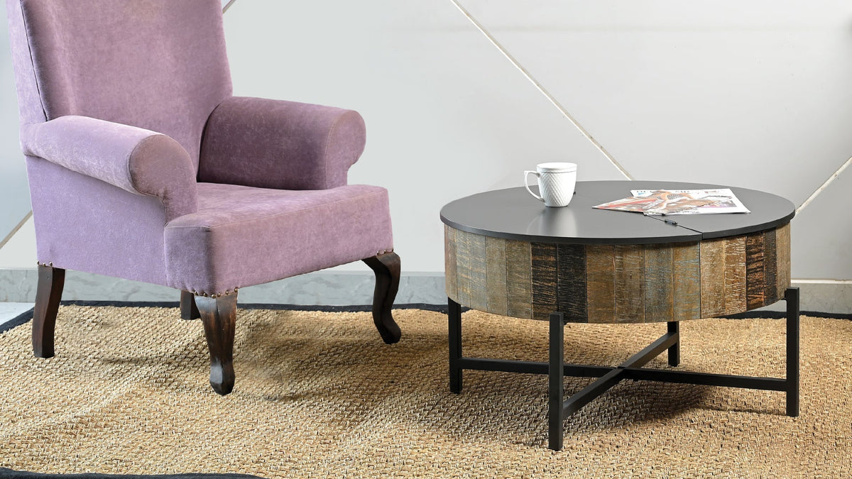 T1216C Coffee Table Rustic Vintage - Armand’s Maison & Marché