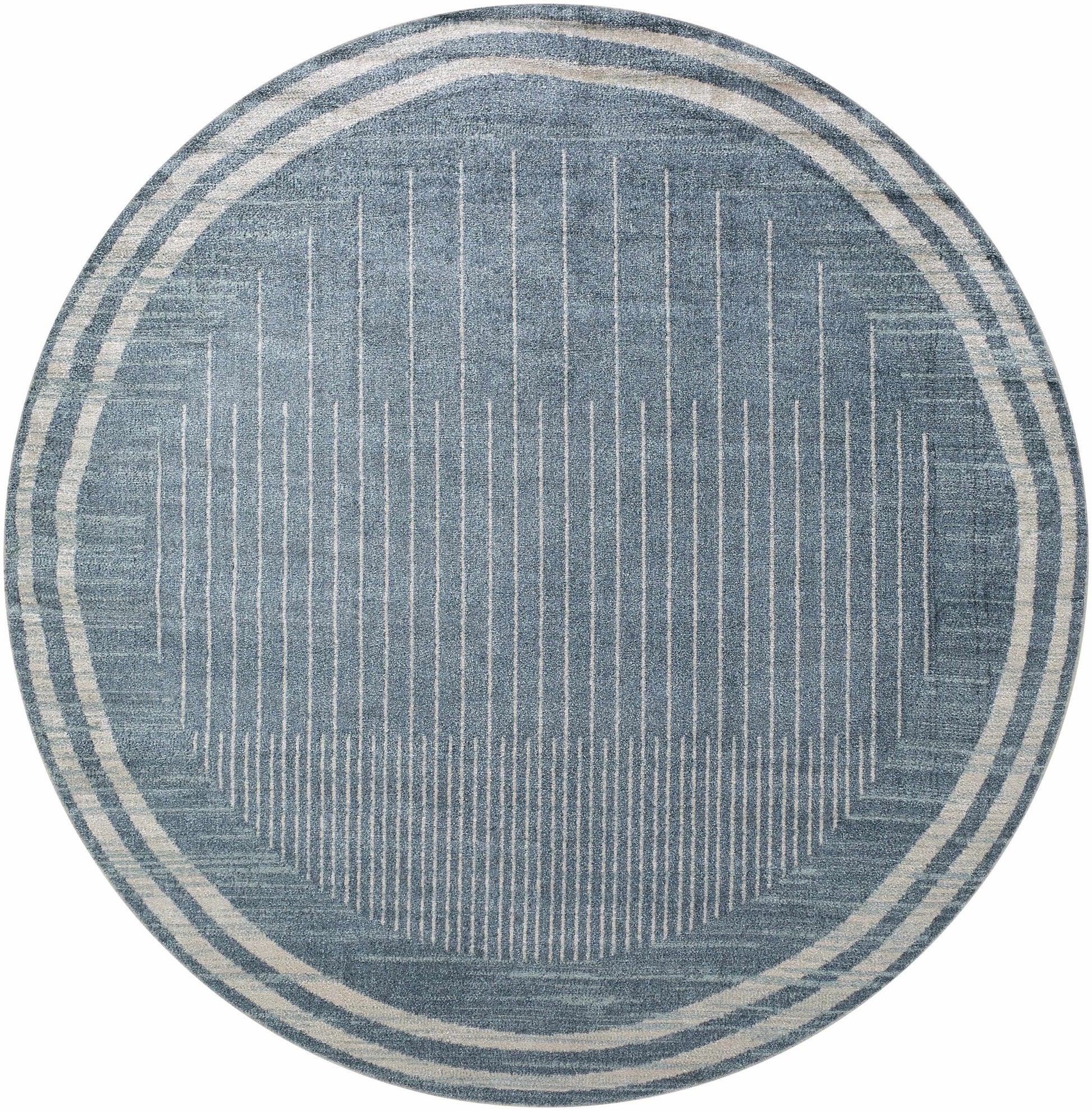 Thad Blue Washable Area Rug - Clearance - Armand’s Maison & Marché