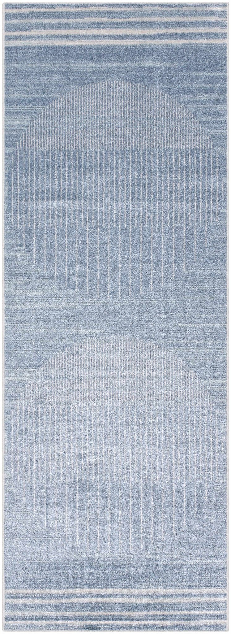 Thad Blue Washable Area Rug - Clearance - Armand’s Maison & Marché