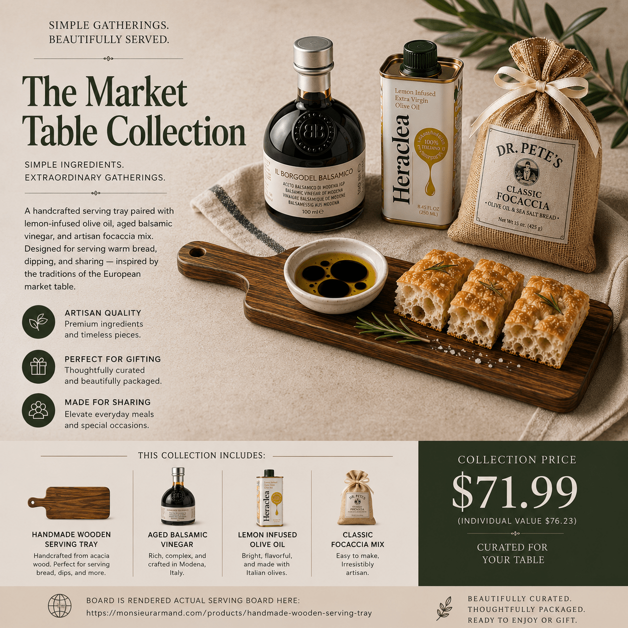 The Market Table Collection - Armand’s Maison & Marché