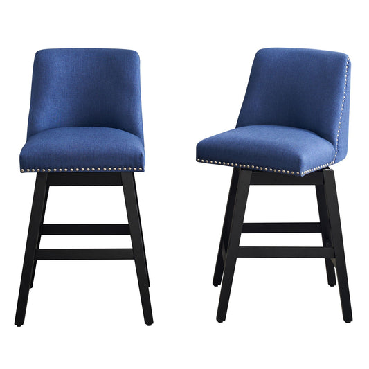 Upholstered Swivel Bar Stool - Armand’s Maison & Marché