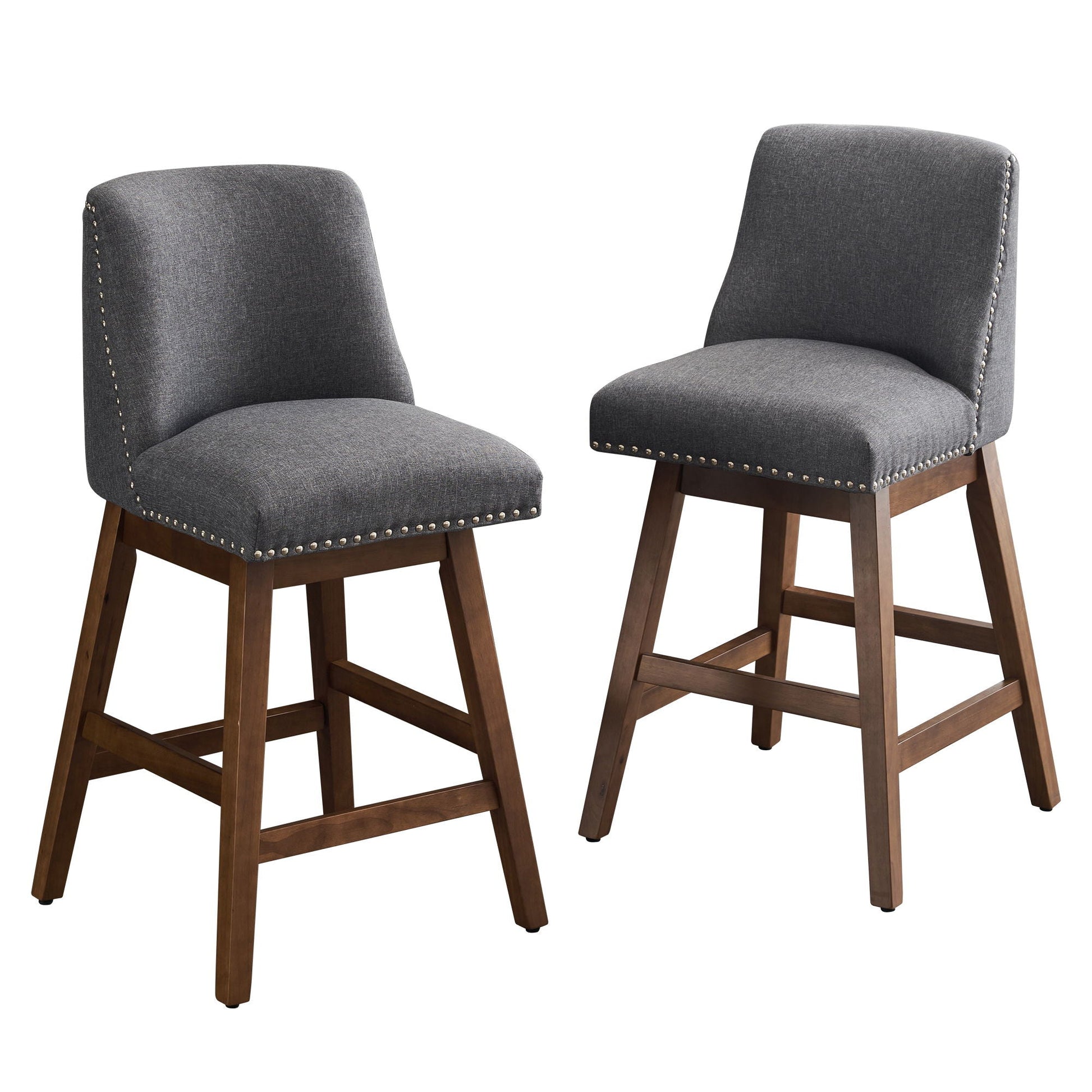 Upholstered Swivel Bar Stool - Armand’s Maison & Marché
