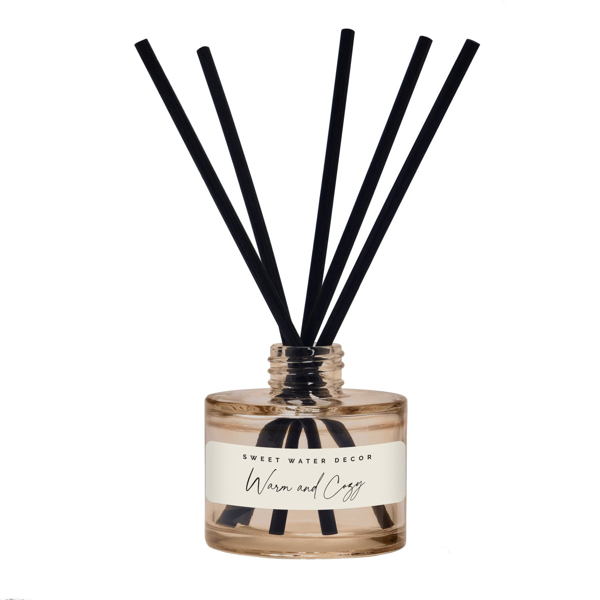 Warm and Cozy Tinted Glass Jar Reed Diffuser - Armand’s Maison & Marché