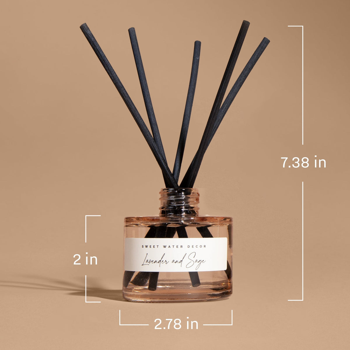 Warm and Cozy Tinted Glass Jar Reed Diffuser - Armand’s Maison & Marché