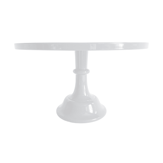 White Melamine Pedestal Cake Stand - Armand’s Maison & Marché