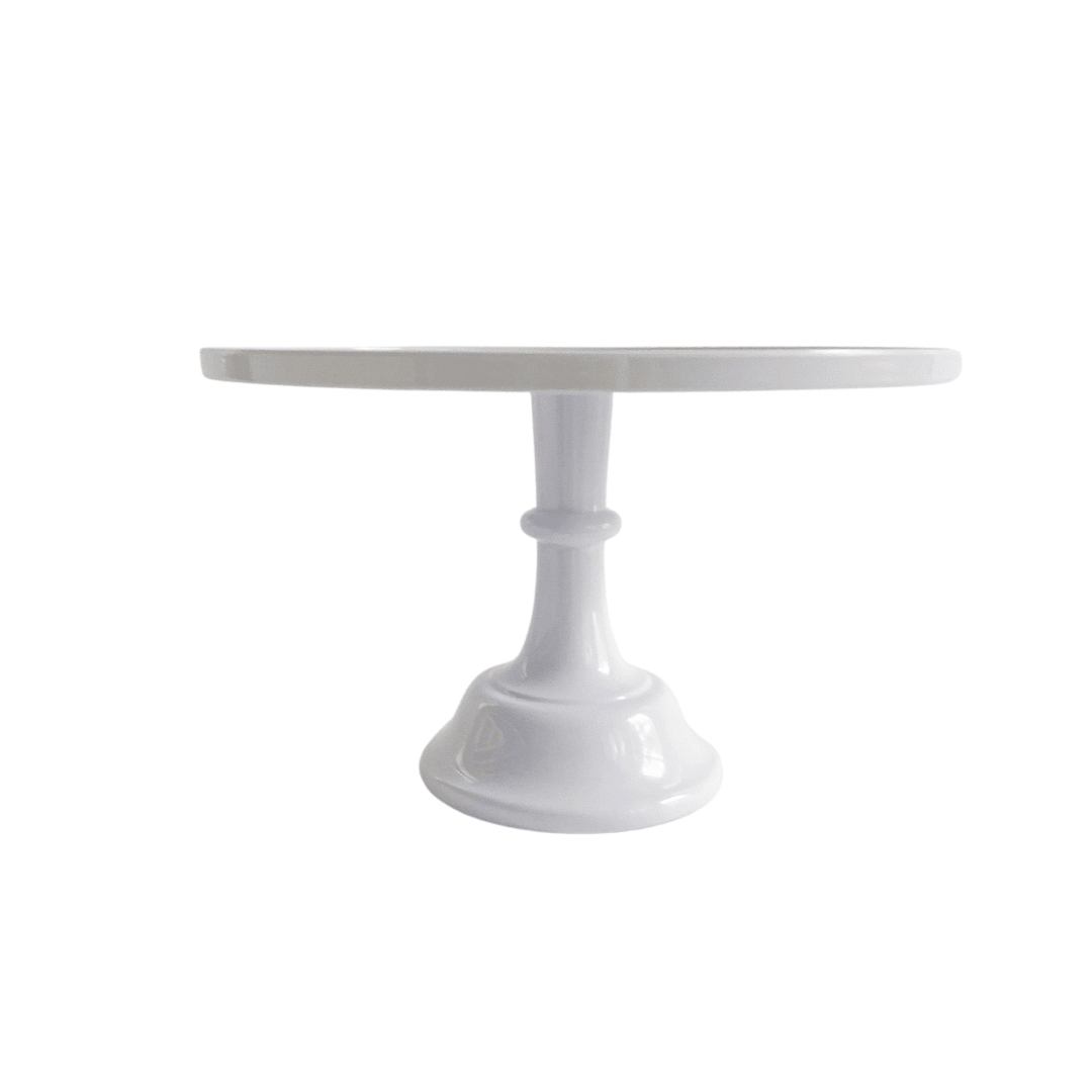 White Melamine Pedestal Cake Stand - Armand’s Maison & Marché